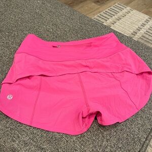 lululemon athletica Women's Bright Pink Athletic Shorts